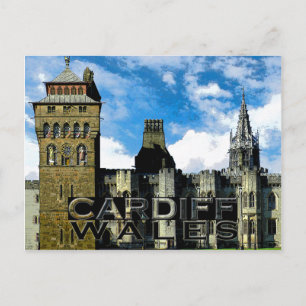 Cardiff Postkarte