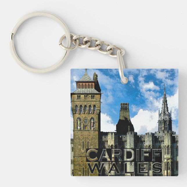 Cardiff Schlüsselanhänger (Vorderseite)