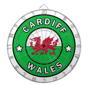 Cardiff Wales Dartscheibe