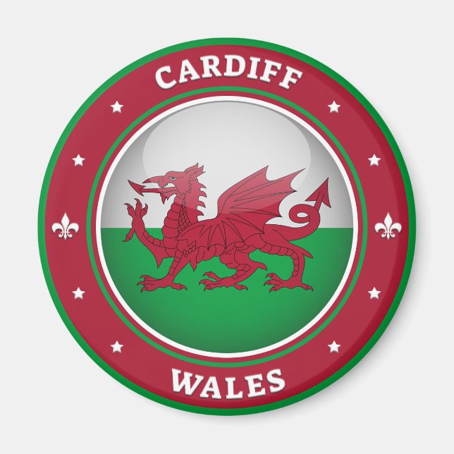 Cardiff Wales Magnet (Vorne)