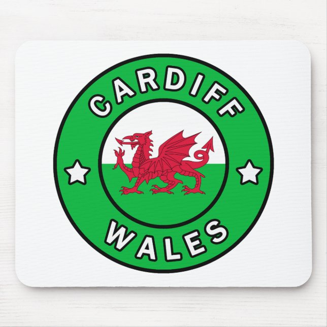 Cardiff Wales Mousepad (Vorne)