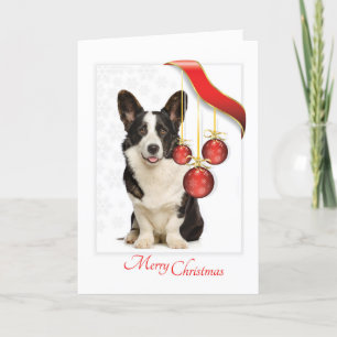 Cardigan Corgi Christmas Feiertagskarte