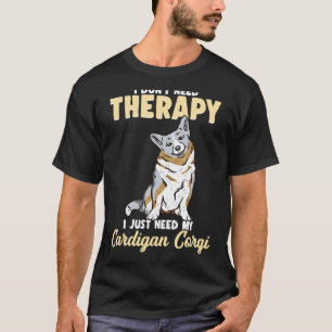 Cardigan Corgi Humor T-Shirt