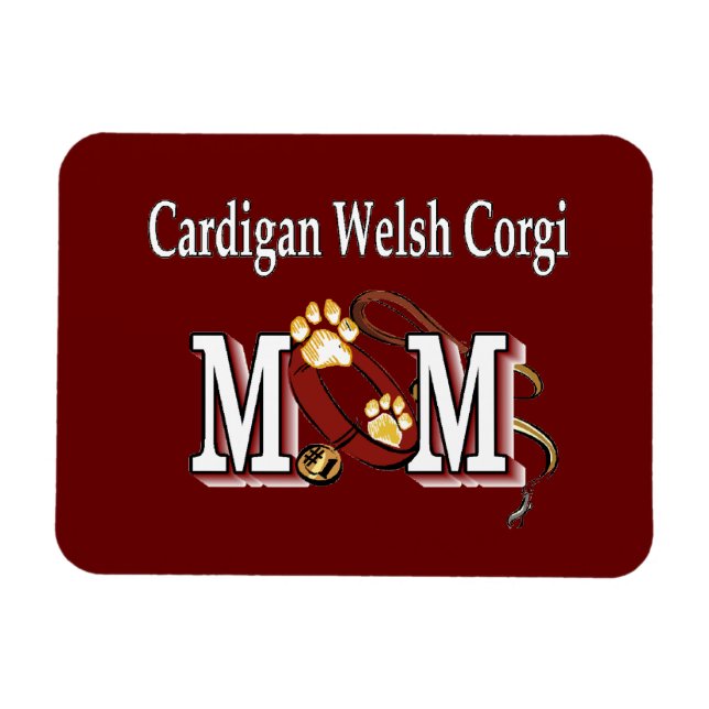 Cardigan Welsh Corgi Dog MAMA Magnet (Horizontal)