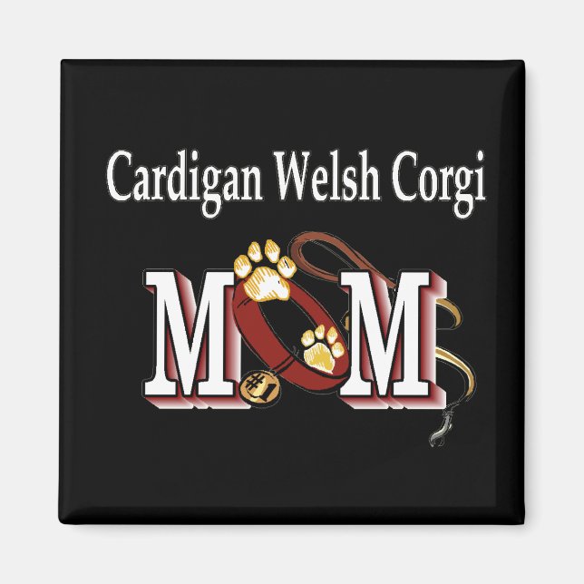 Cardigan Welsh Corgi Dog MAMA Magnet (Vorne)