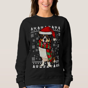 Cardigan Welsh Corgi Dog Weihnachtsmannmütze Xmas Sweatshirt