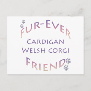 Cardigan Welsh Corgi Furever Postkarte
