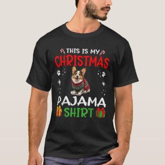 Cardigan Welsh Corgi Hund Nachthemd Pyjama Dies is T-Shirt