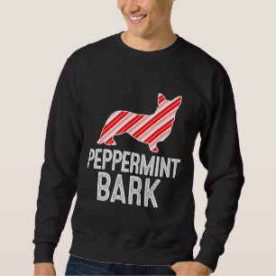 Cardigan Welsh Corgi Pfefferminzrinden-Weihnachtsh Sweatshirt