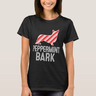Cardigan Welsh Corgi Pfefferminzrinden-Weihnachtsh T-Shirt