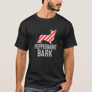 Cardigan Welsh Corgi Pfefferminzrinden-Weihnachtsh T-Shirt