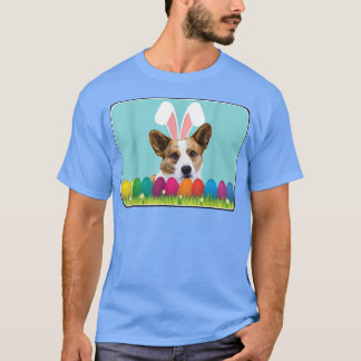 Cardigan Welsh Corgi w Bunny Ears T-Shirt