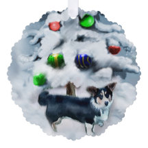 Cardigan Welsh Corgi Weihnachten