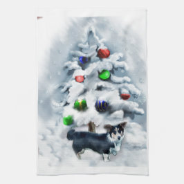 Cardigan Welsh Corgi Weihnachtsgeschenke Küchentuch