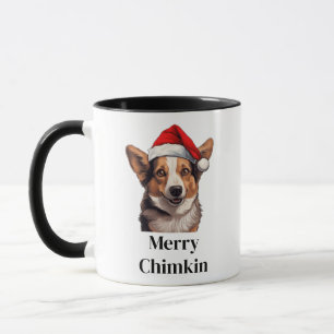 Cardigan Welsh Corgi Weihnachtsmannmütze Christmas Tasse