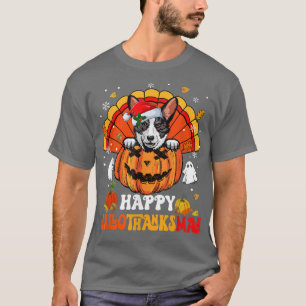 Cardigan Welsh Corgis Dog Happy Hallothanksmas Hal T-Shirt