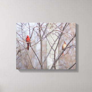 Cardinal family leinwanddruck