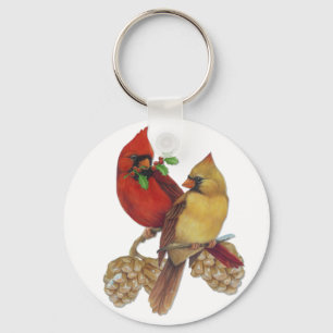Cardinal Pair Schlüsselanhänger