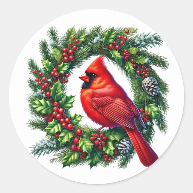 Cardinal Stickers (Vorderseite)