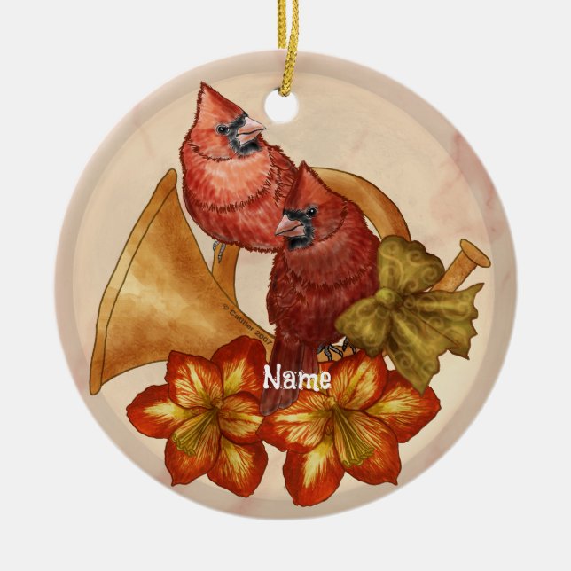 Cardinals Horn  ornament  (Vorne)