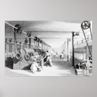 Carding, Zeichn und Roving