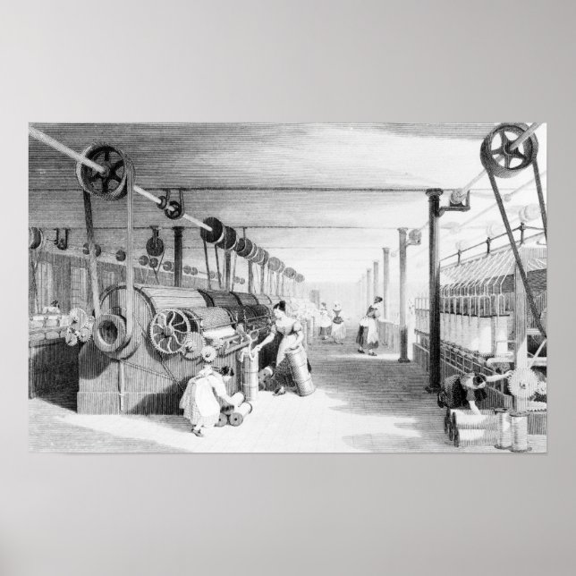 Carding, Zeichn und Roving Poster (Vorne)