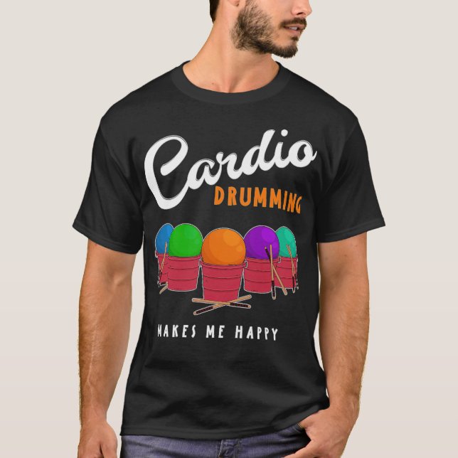 Cardio Drumming Squad Group Grafik Wasser mein für T-Shirt (Vorderseite)