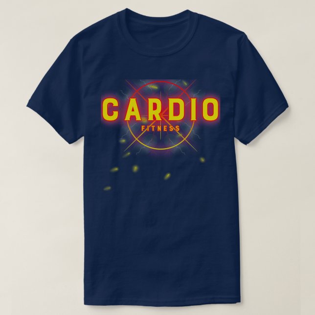 CARDIO-FITNESS-Gymnastiktraining mit motivierend T-Shirt