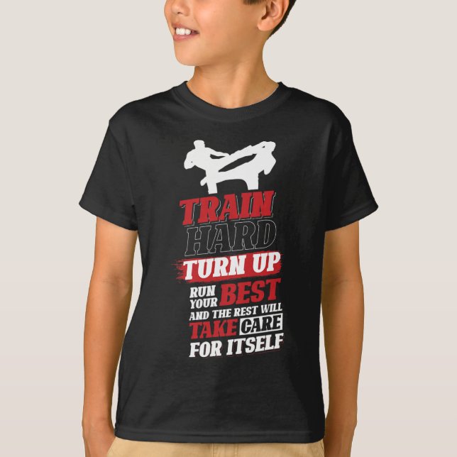 Cardio-Kickboxen-Design für Kickboxer T-Shirt (Vorderseite)