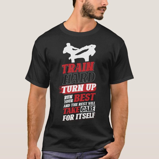 Cardio-Kickboxen-Design für Kickboxer T-Shirt (Vorderseite)