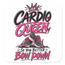 Cardio-Königin, verbeuge dich Damenfitness