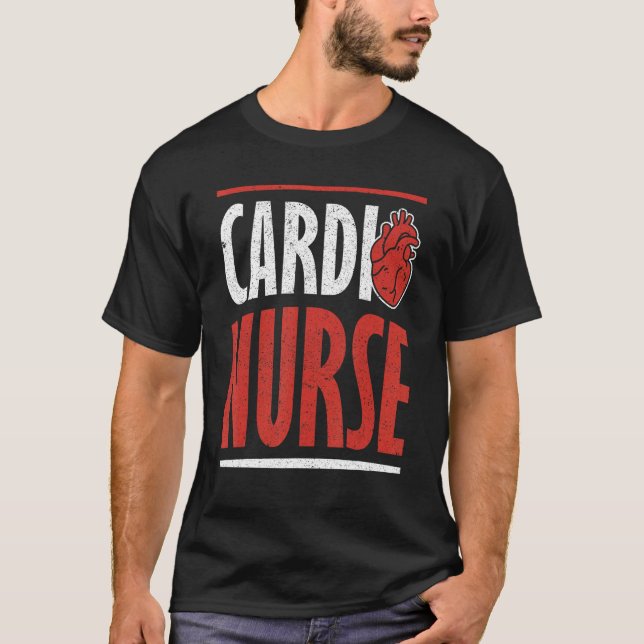 Cardio Nurse Cardiology T-Shirt (Vorderseite)