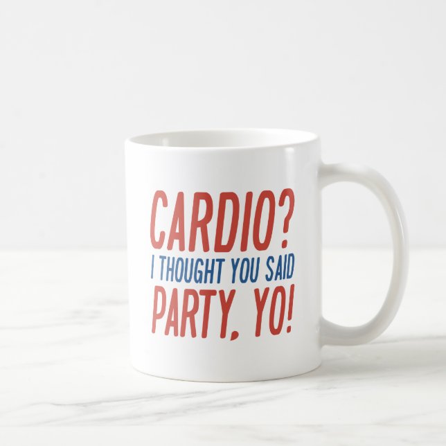 Cardio Party Yo Kaffeetasse (Rechts)