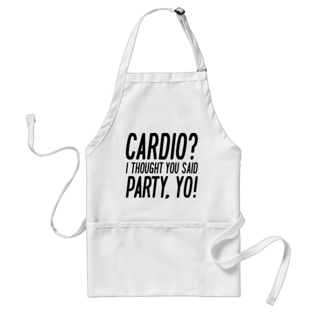 Cardio-Party Yo Schürze (Vorne)