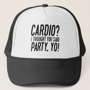 Cardio Party Yo Truckerkappe