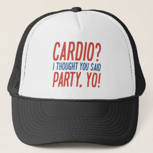 Cardio Party Yo Truckerkappe