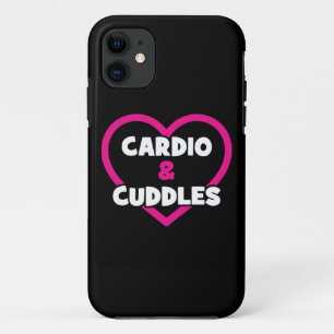 Cardio und Cuddles - Funny Novelty Gym Workout Case-Mate iPhone Hülle