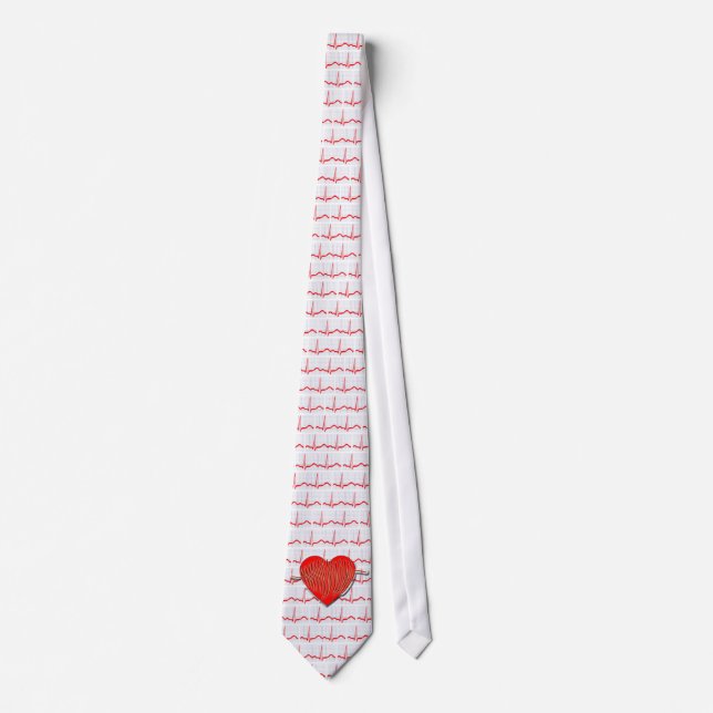 CARDIOGRAM MIT HERZ-KRAWATTE KRAWATTE (Vorderseite)