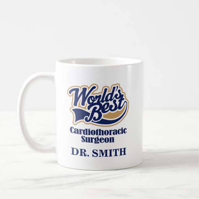 Cardiothoracic Chirurg-personalisiertes Kaffeetasse (Links)