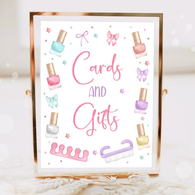 Cards and Gifts Mani-Pedi Party Manicure Pedicure Poster (Von Creator hochgeladen)