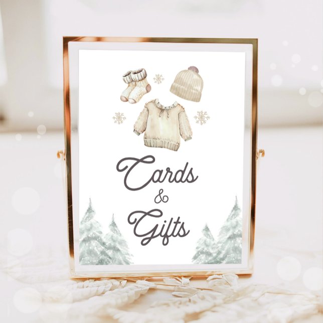 Cards and Gifts Winter Baby It's Cold Outside Poster (Von Creator hochgeladen)