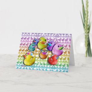 CARDS - Rubber Duckies Pop Art Karte