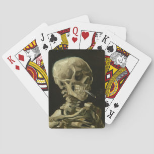 Cards skull rauchen von van gogh spielkarten