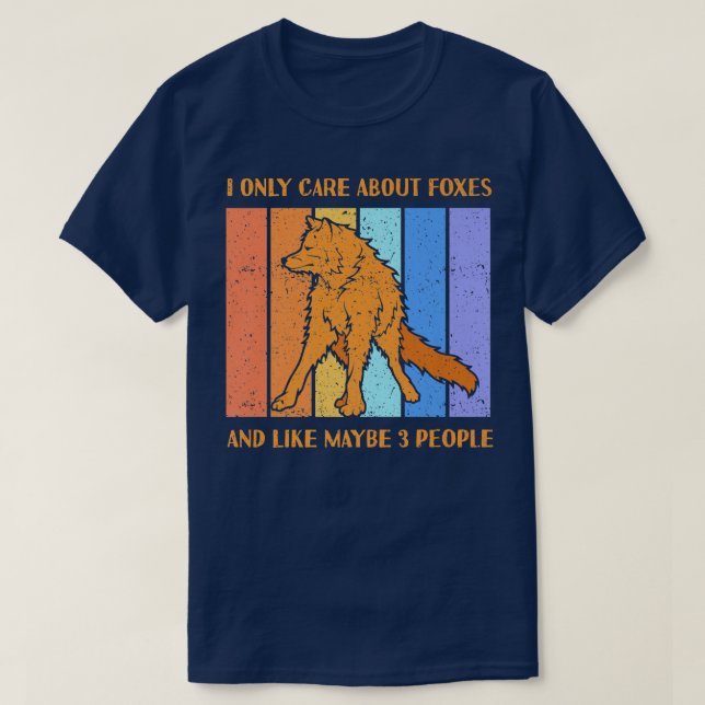 Care About Foes And Like Maybe 3 PeopleFo Premium  T-Shirt (Design vorne)