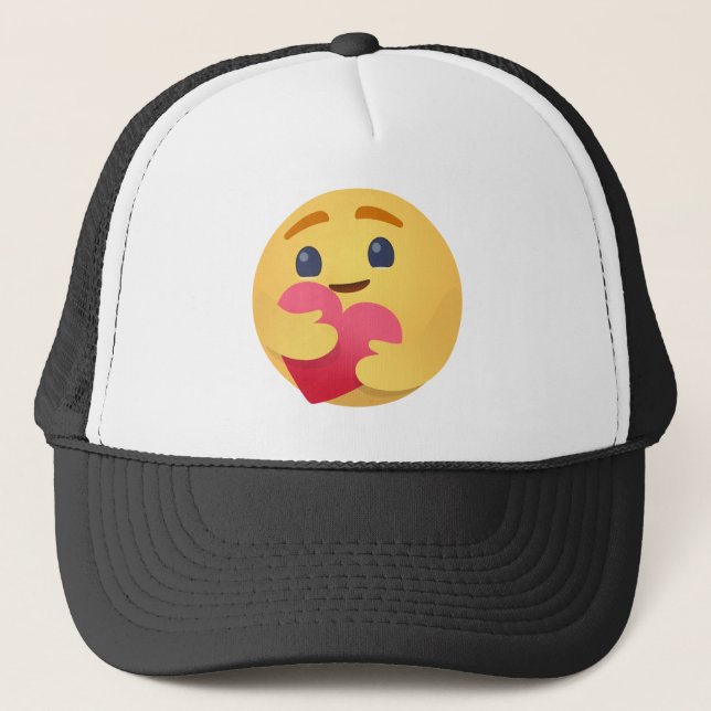 Care Emojis Facebook Truckerkappe (Vorderseite)