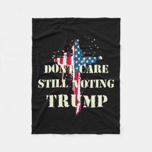 Care stimmt immer noch mit Trump über die patrioti Fleecedecke
