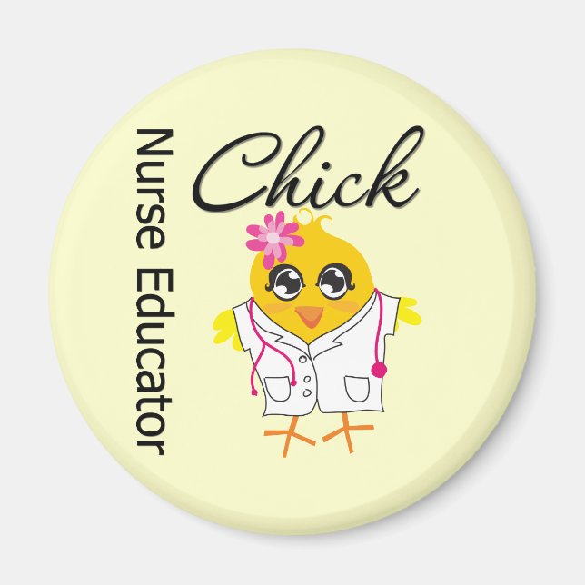 Career Nurse Chick - Krankenpflege Magnet (Vorne)