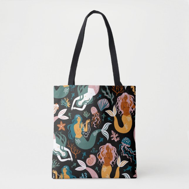 Carefree Mermaids Seashells Vintages Design (Vorderseite)