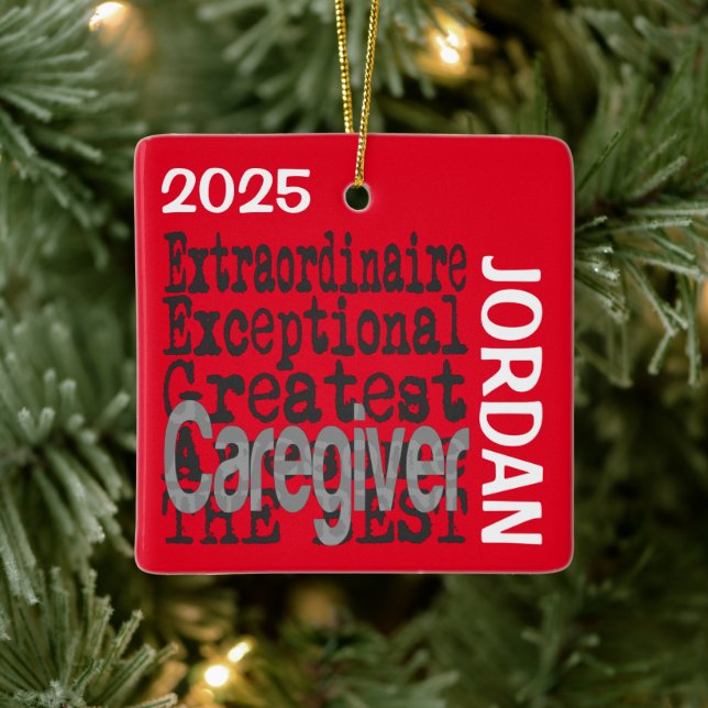 Caregier Extraordinaire CUSTOM Keramikornament (Baum)