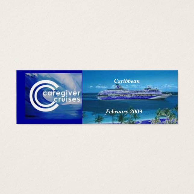 Caregiver Cruise Souvenir Lesezeichen (Vorderseite)